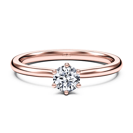 Petite Rene Solitaire Engagement Ring