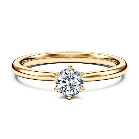 Petite Rene Solitaire Engagement Ring