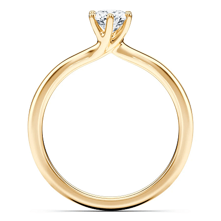 Petite Rene Solitaire Engagement Ring