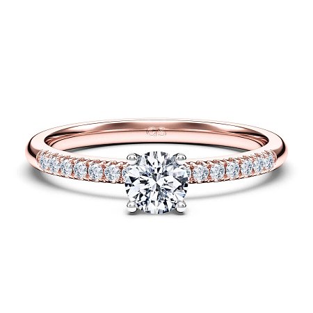 Petite Traditional Claw Set Diamond Engagement Ring