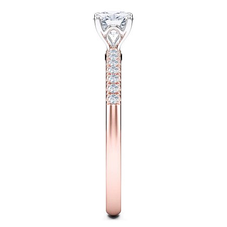 Petite Traditional Claw Set Diamond Engagement Ring