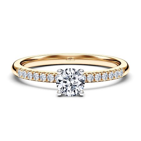 Petite Traditional Claw Set Diamond Engagement Ring