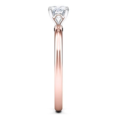 Petite Traditional Solitaire Diamond Engagement Ring