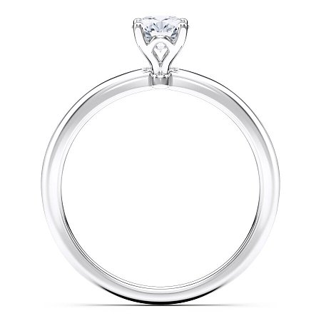 Petite Traditional Solitaire Diamond Engagement Ring