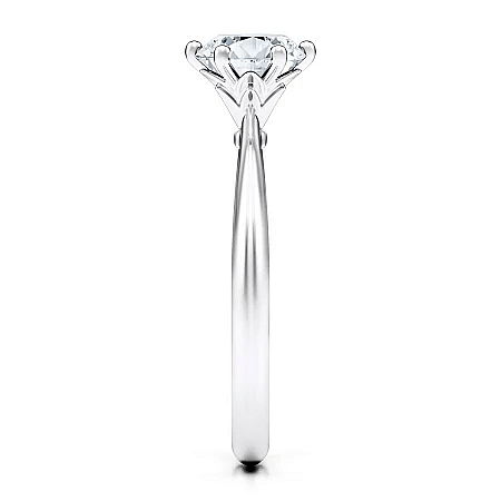 Tulip 1.01ct Round IGI LG Petal Engagement Ring