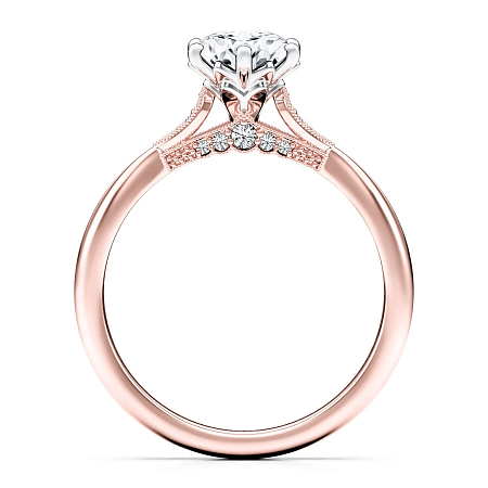 Tulip Petal with Diamonds