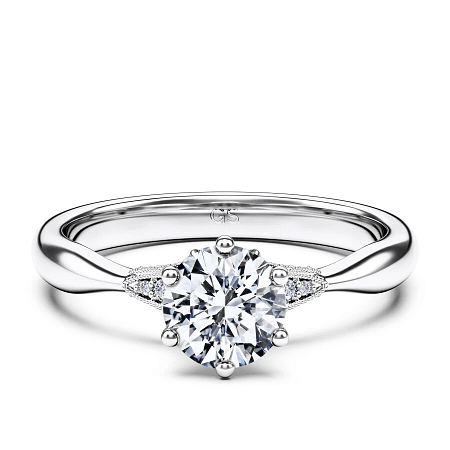 Tulip Petal with Diamonds