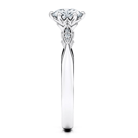 Tulip Petal with Diamonds