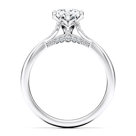 Tulip Petal with Diamonds
