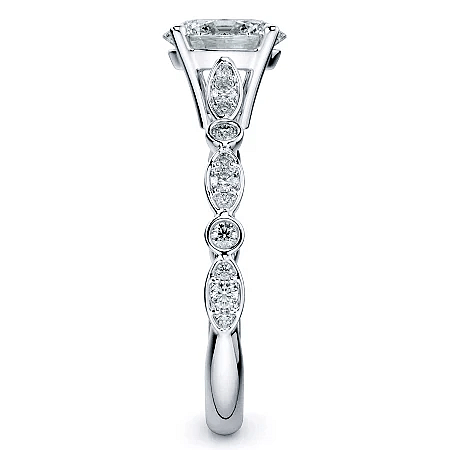 Cathedral Marquise shaped Ring