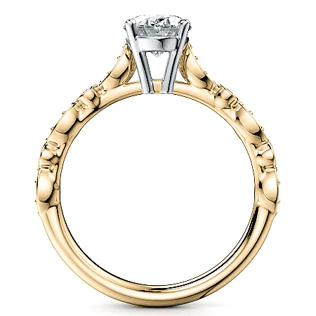 Cathedral Marquise shaped Ring