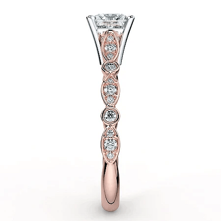 Cathedral Marquise shaped Ring