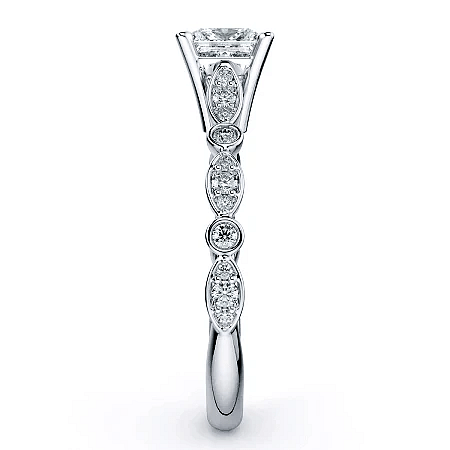 Cathedral Marquise shaped Ring