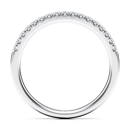 Tulip Natural Diamond Wedding Ring 0.17cts Total Weight