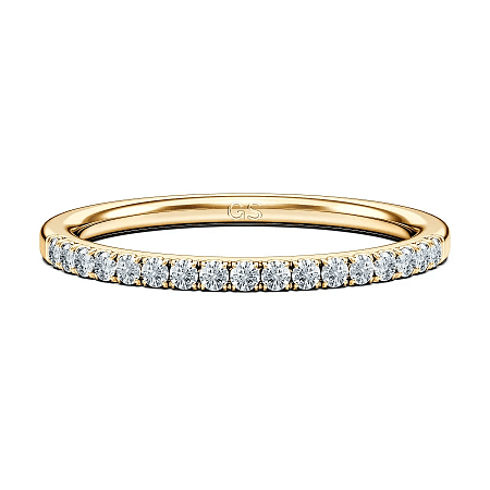 Tulip Natural Diamond Wedding Ring 0.17cts Total Weight