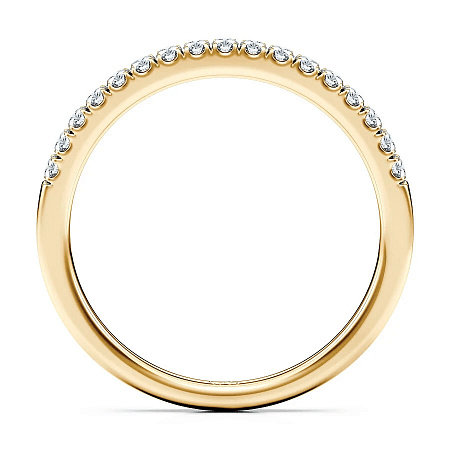 Tulip Natural Diamond Wedding Ring 0.17cts Total Weight