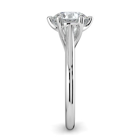 Dalia 6 Shared Claws Engagement Ring