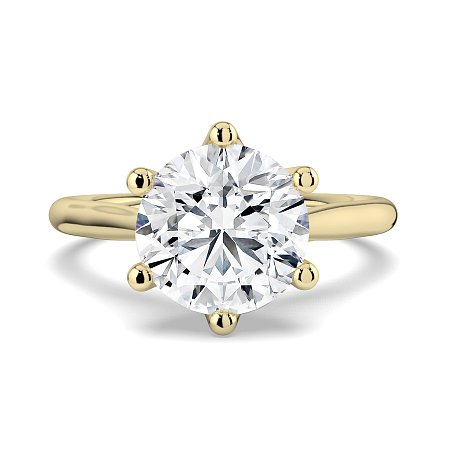Dalia 6 Shared Claws Engagement Ring