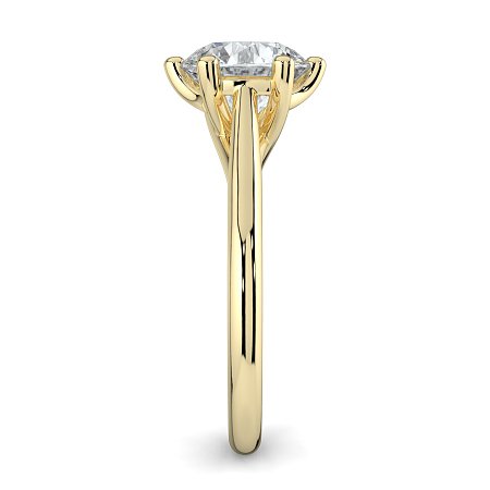 Dalia 6 Shared Claws Engagement Ring