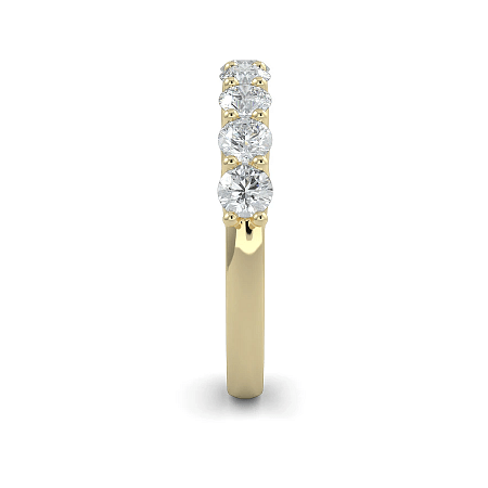 Criss Cross Wedding Ring with Natural Diamonds 0.9ct Total Weight