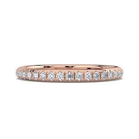 Rene Straight Claw Set Wedding Ring