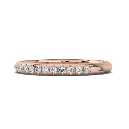 Rene Straight Claw Set Wedding Ring