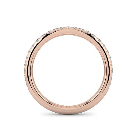 Rene Straight Claw Set Wedding Ring