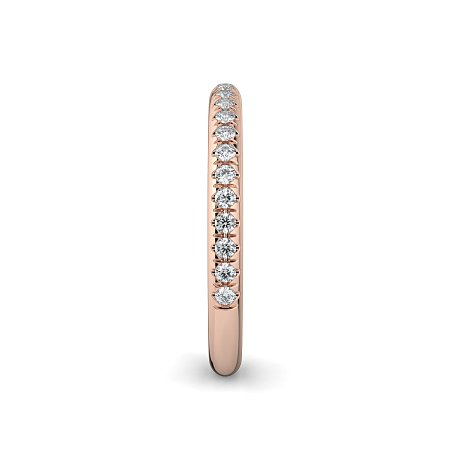 Rene Straight Claw Set Wedding Ring