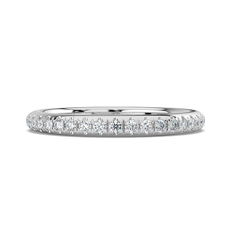 Rene Straight Claw Set Wedding Ring