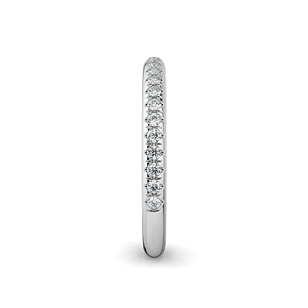 Rene Straight Wedding Ring with Natural Diamonds 0.2ct Total Weight