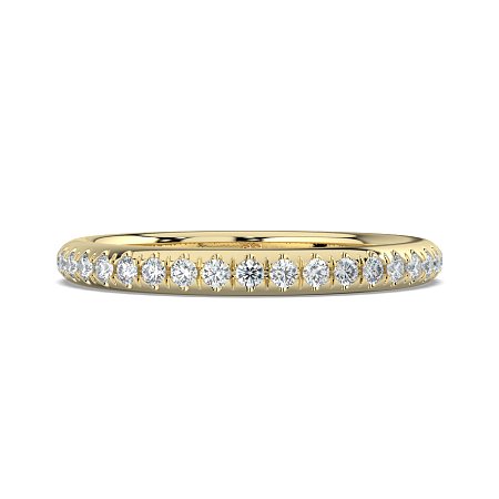 Rene Straight Claw Set Wedding Ring