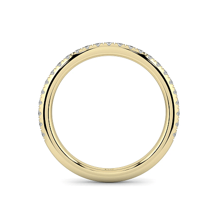 Rene Straight Wedding Ring with Natural Diamonds 0.2ct Total Weight