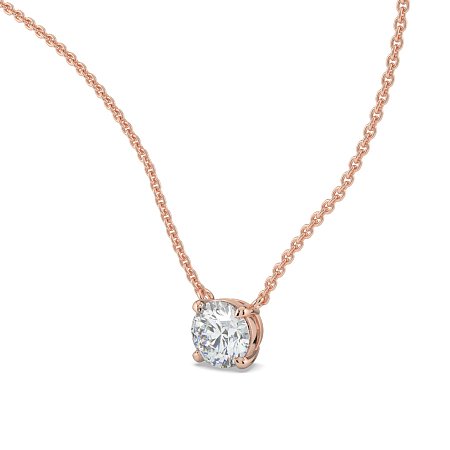 Necklace with Lab Grown Diamond 0.34cts