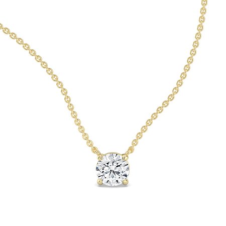 Necklace with Lab Grown Diamond 0.35cts
