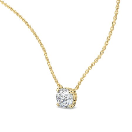 Necklace with Lab Grown Diamond 0.35cts