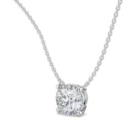 Necklace with Lab Grown Diamond 1.58cts