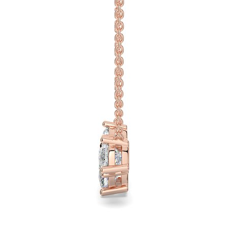 Trilogy Pendant with attached chain