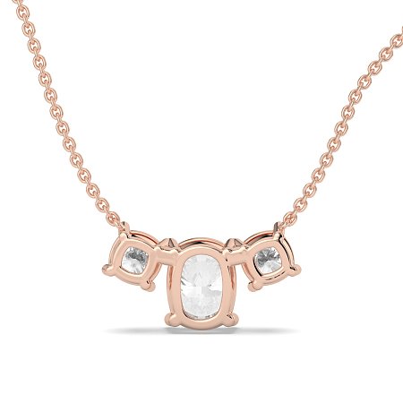 Trilogy Pendant with attached chain