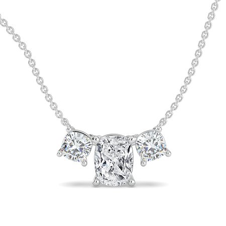 Trilogy Pendant with attached chain