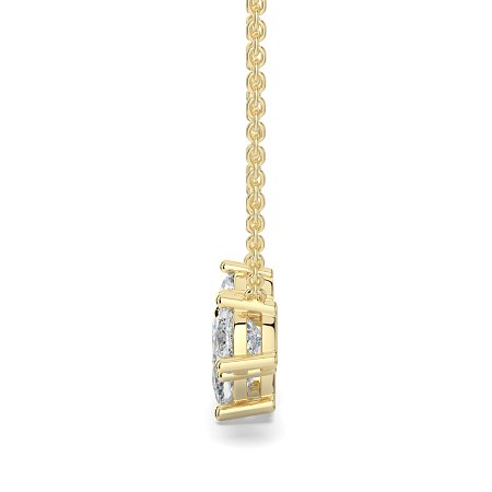 Trilogy Pendant with attached chain