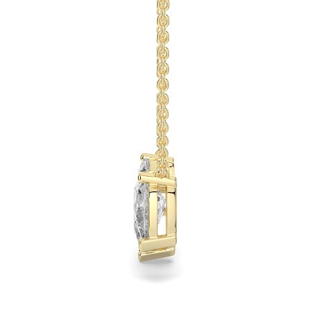Trilogy Pendant with Pear Lab Grown Diamonds 2.18cts Total Weight