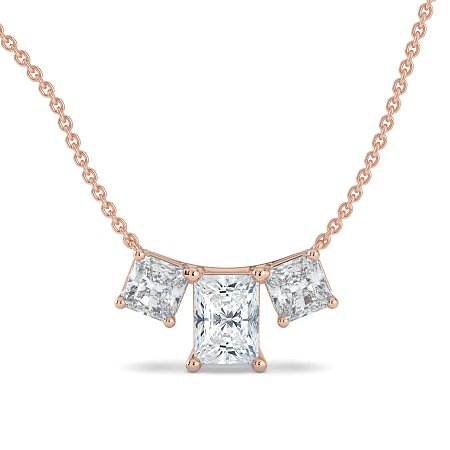 Trilogy Pendant with attached chain