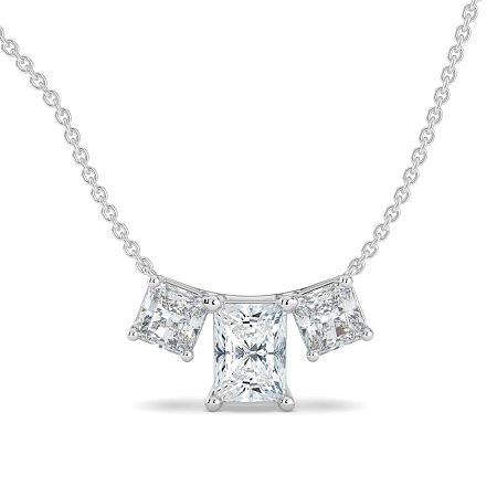 Trilogy Pendant with attached chain