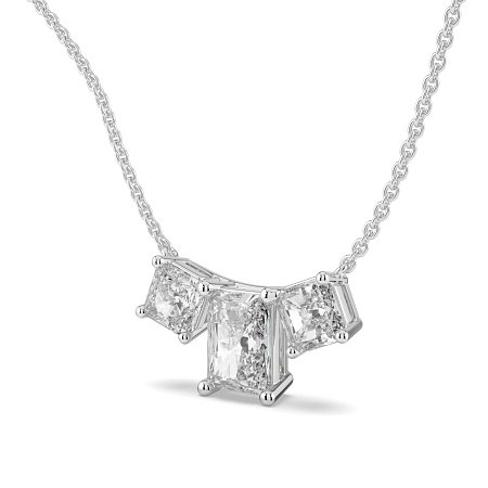 Trilogy Pendant with attached chain