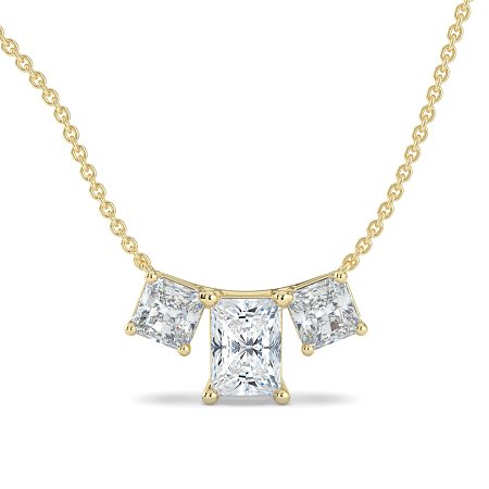 Trilogy Pendant with attached chain