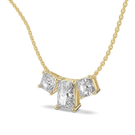 Trilogy Pendant with attached chain