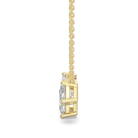 Trilogy Pendant with attached chain