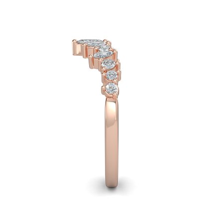 GSD Marquise Round Wedding Ring