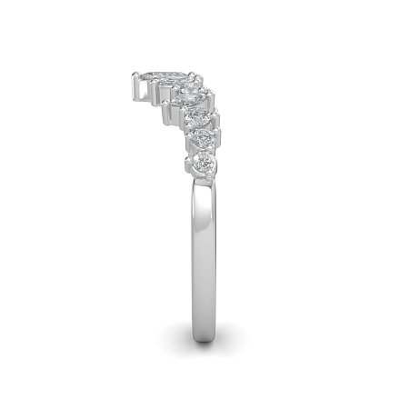 GSD Marquise Round Wedding Ring