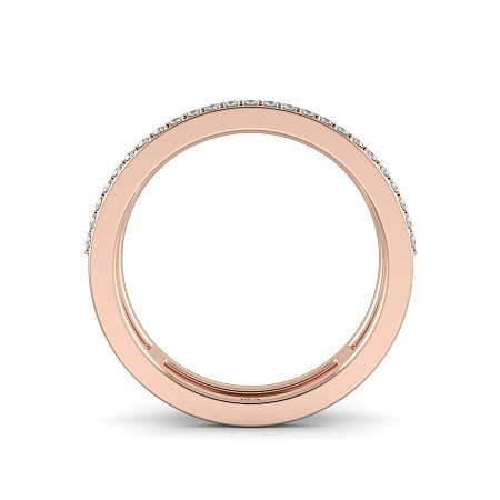 Split Double Band Wedding Ring